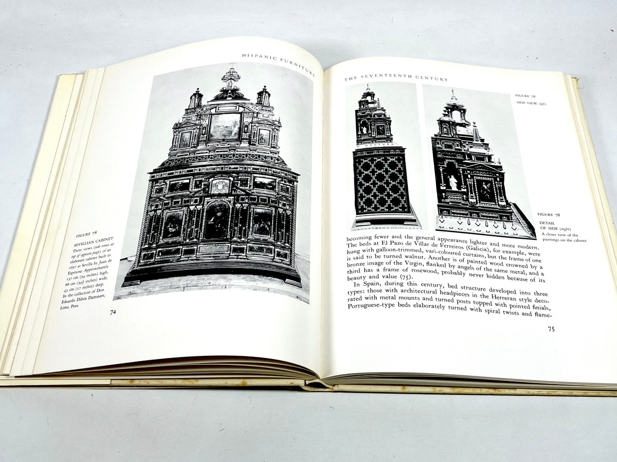Hispanic Furniture, The Archive Press, 2nd Edition, 1964, Very Good hardcover w/DJ