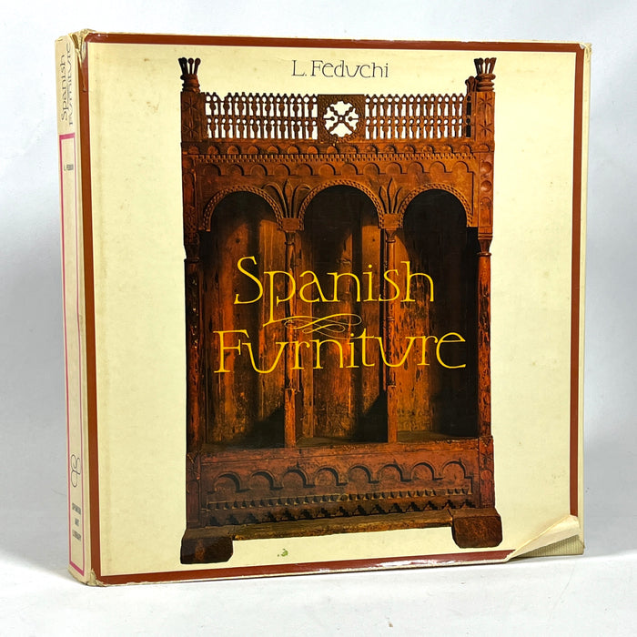 Spanish Furniture, L. Feduchi, 1969, multilingual, Very Good hardcover and dust jacket