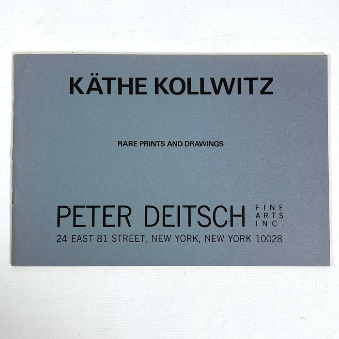 Käthe Kollwitz: Rare Prints and Drawings, Stock catalog #14, New series #2, NF SC