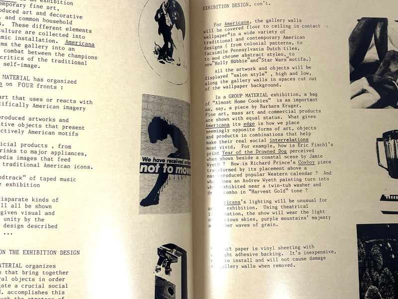 Show and Tell: A Chronicle of Group Material, Julie Ault, Near Fine SC
