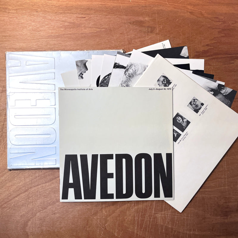 Avedon, Minneapolis Institute of Arts, 1970, Folio w/Pamphlet & Plates, Very Good