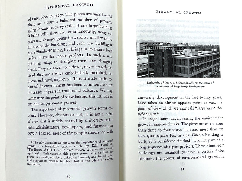 The Oregon Experiment, Oxford University Press, Volume 3, 1975, Very Good hardcover w/DJ