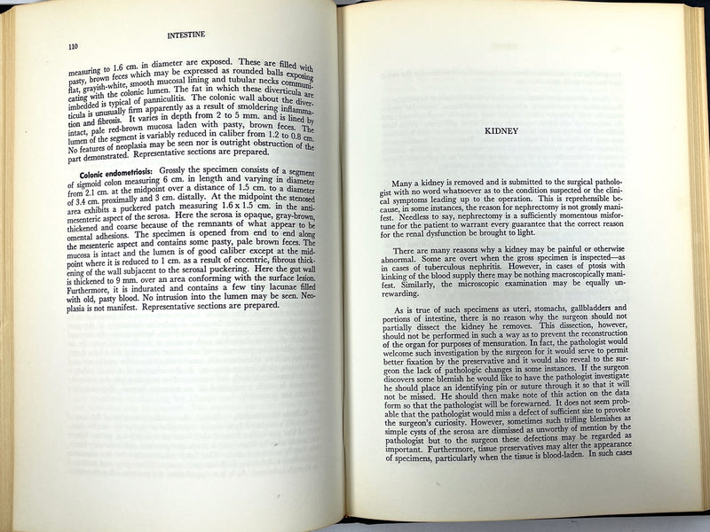 Evaluating Surgery Through Gross Pathology, 1954, Very Good+ hardcover w/ephemera