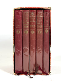 Selected Poems 5 Vol Set, Byron, Keats, Shelley, Tennyson, Wordsworth; VG+ HC w/slipcase