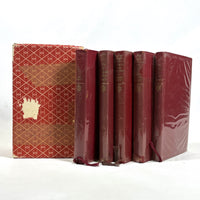 Selected Poems 5 Vol Set, Byron, Keats, Shelley, Tennyson, Wordsworth; VG+ HC w/slipcase