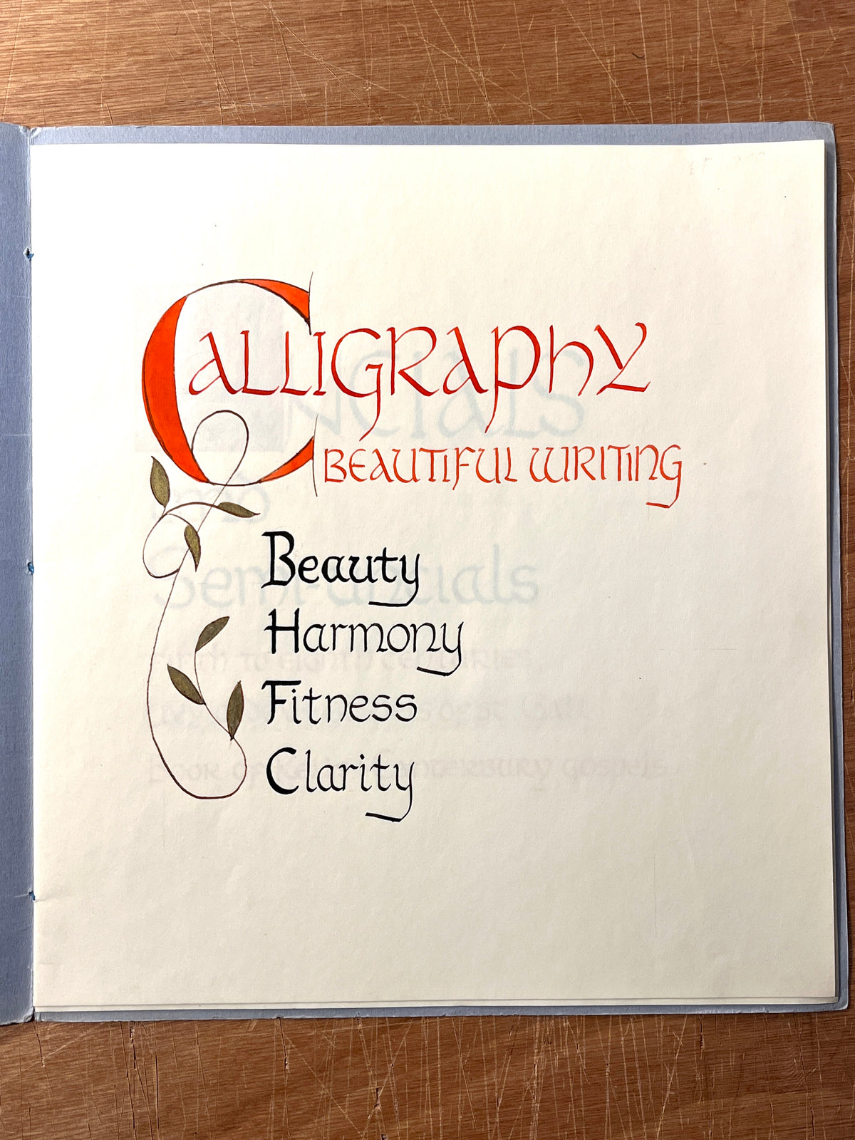 Calligraphy: Beautiful Writing, 1955, SC, VG.