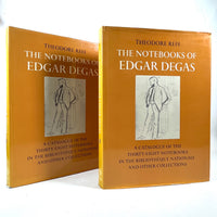 The Notebooks of Edgar Degas, 2 vols, Clarendon Press, 1976, Very Good hardcover w/DJs