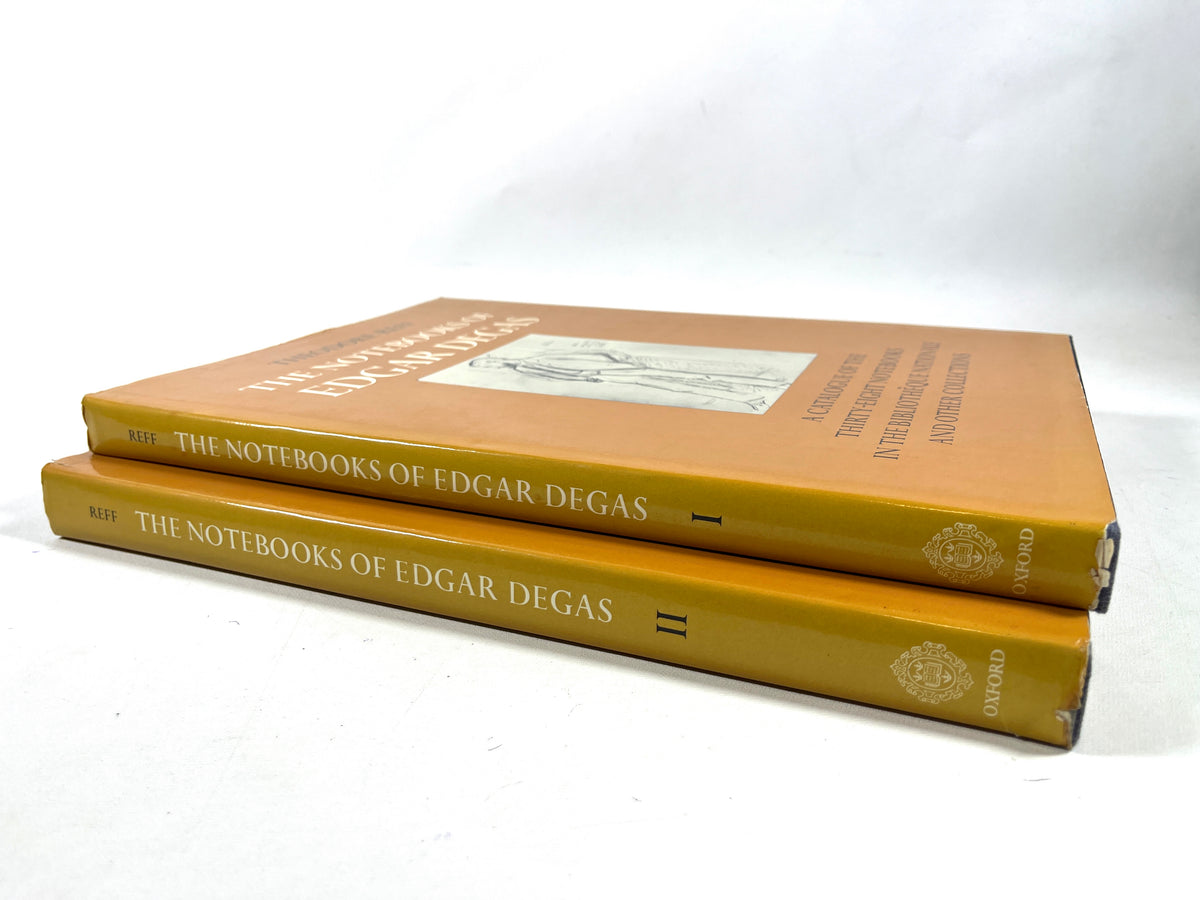 The Notebooks of Edgar Degas, 2 vols, Clarendon Press, 1976, Very Good hardcover w/DJs
