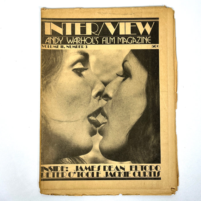 InterView: Andy Warhol's Film Magazine, Vol II. No.3, 1970, SCARCE, Ephemera, Good.