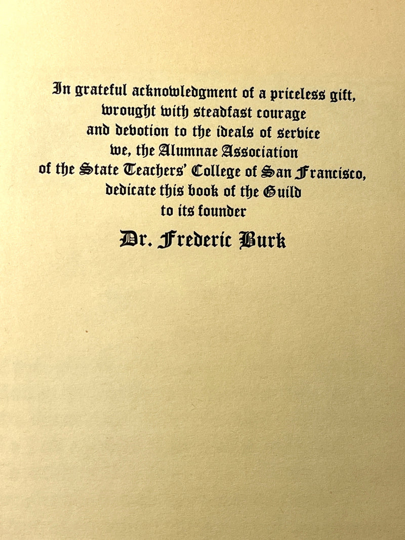 Ritual of the Teachers' Guild Service, 1924, SC, VG.