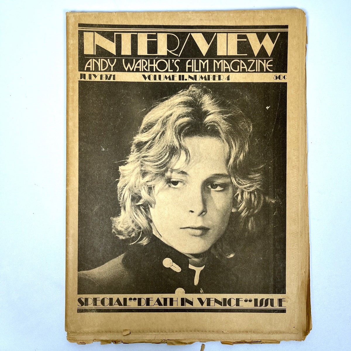 InterView: Andy Warhol's Film Magazine, Vol II, No.4, July 1971, SCARCE, Ephemera, Good.