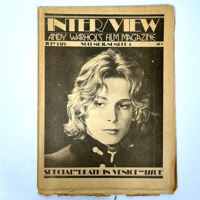 InterView: Andy Warhol's Film Magazine, Vol II, No.4, July 1971, SCARCE, Ephemera, Good.