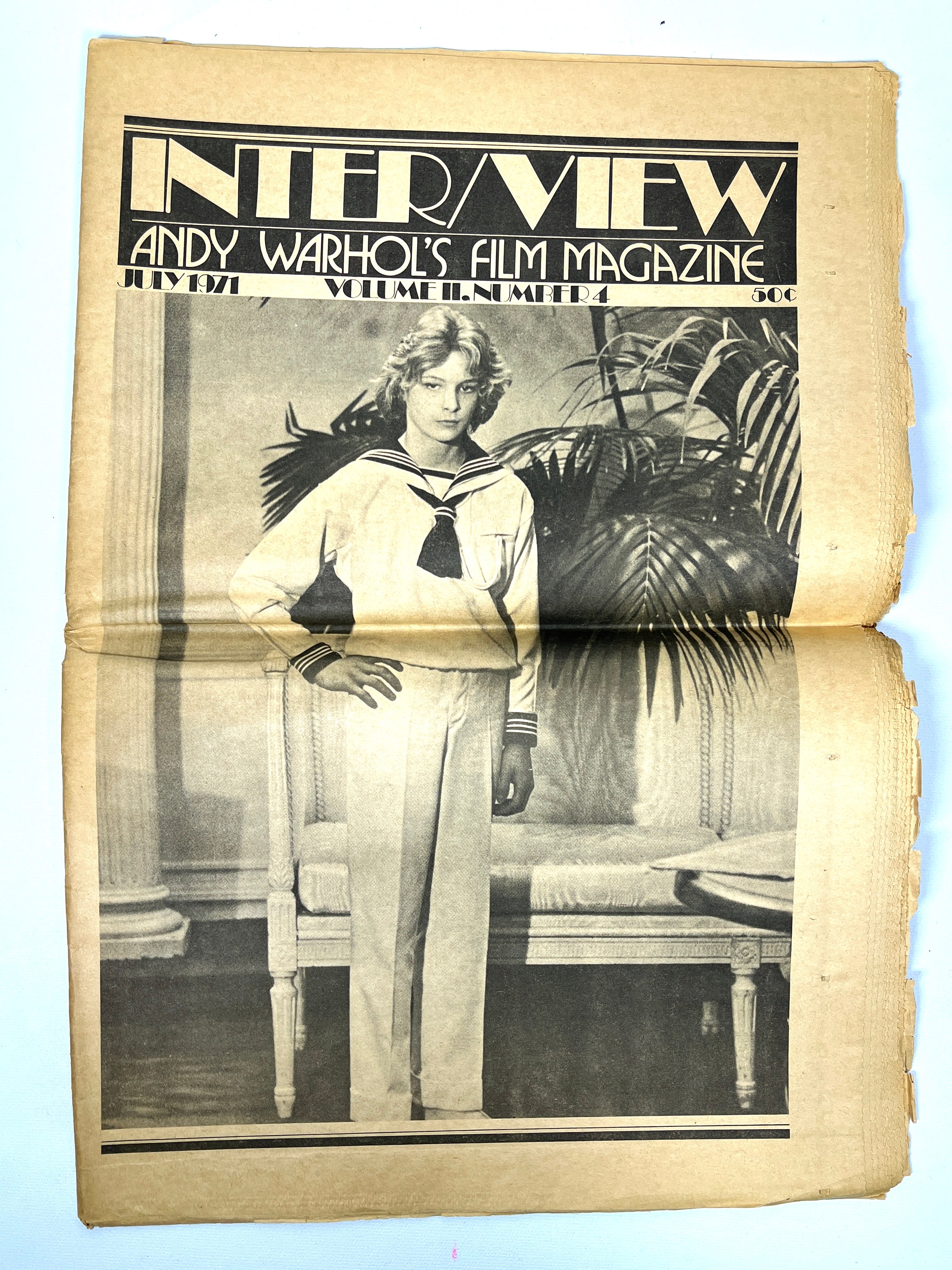 InterView: Andy Warhol's Film Magazine, Vol II, No.4, July 1971