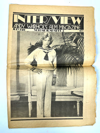 InterView: Andy Warhol's Film Magazine, Vol II, No.4, July 1971, SCARCE, Ephemera, Good.