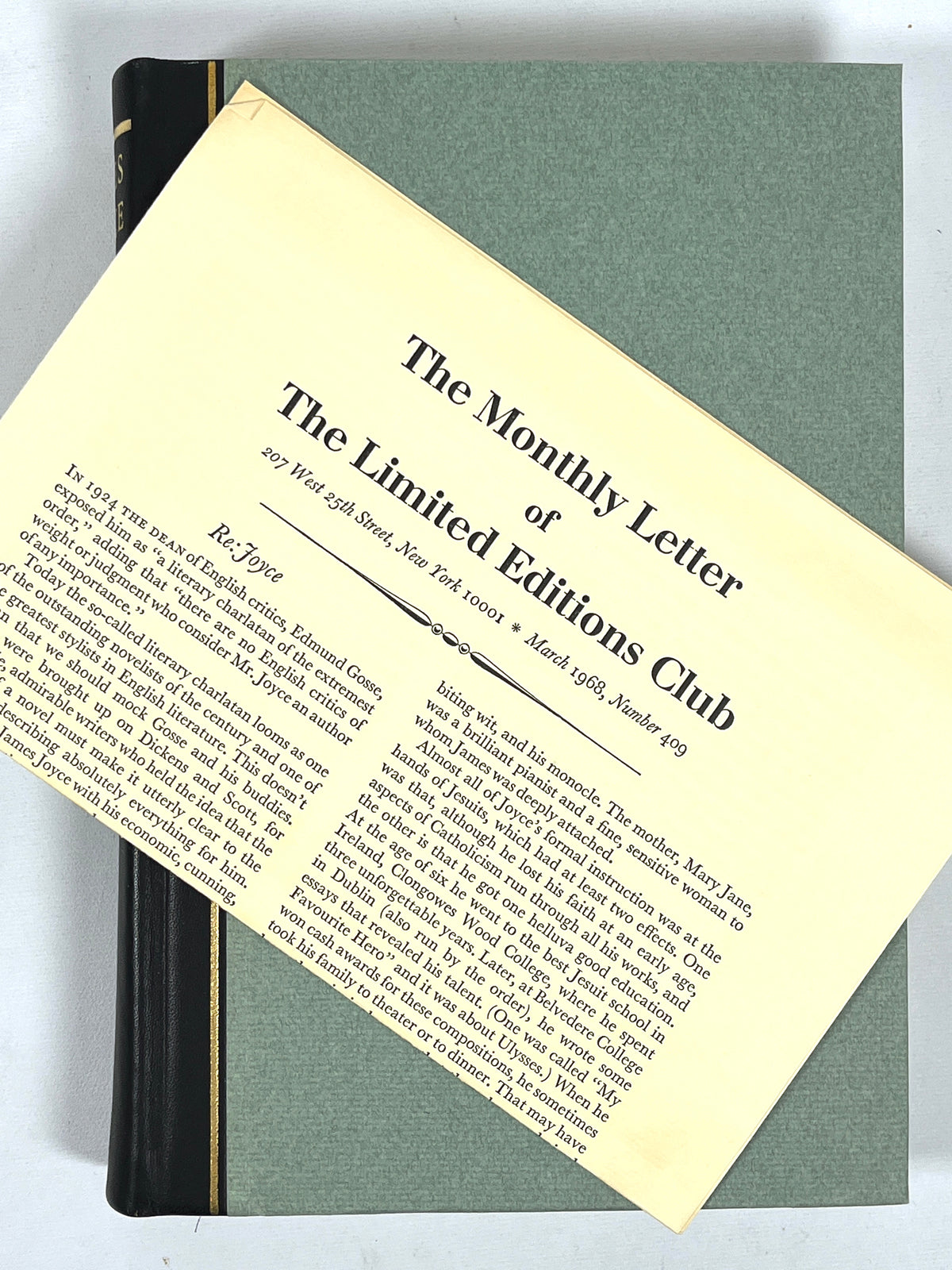 A Portrait of the Artist as a Young Man, James Joyce, Brian Keogh, Limited Editions Club