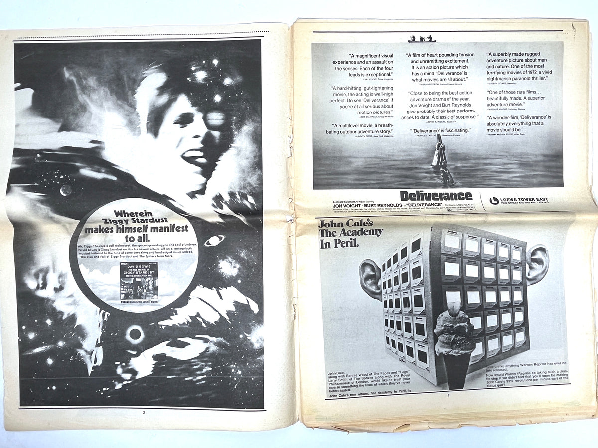 InterView: Andy Warhol's Film Magazine, No. 25, 1972, SCARCE, Ephemera, Good.