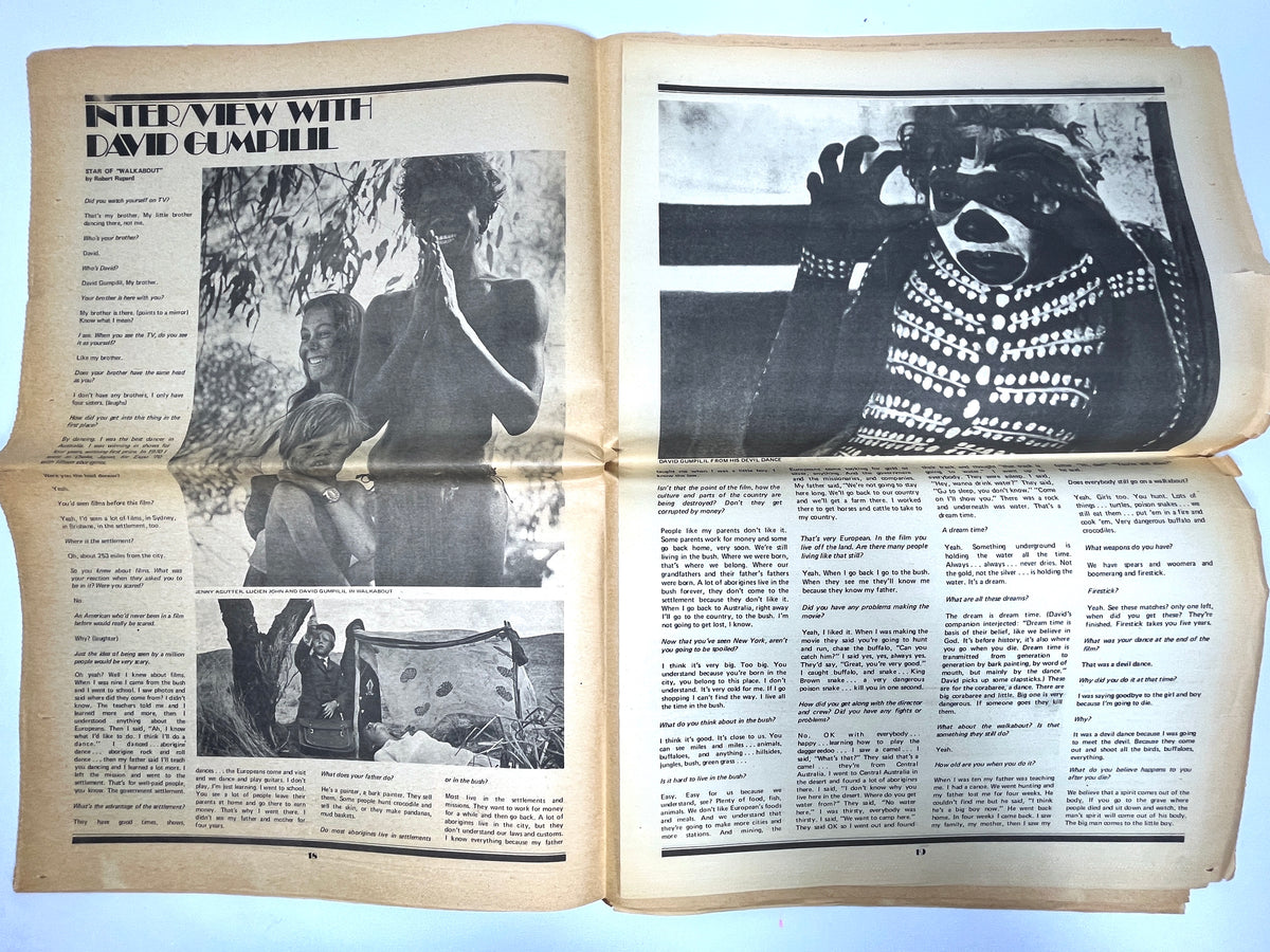 InterView: Andy Warhol's Film Magazine, Vol II, No.5, August 1971, SCARCE, Ephemera, Good.