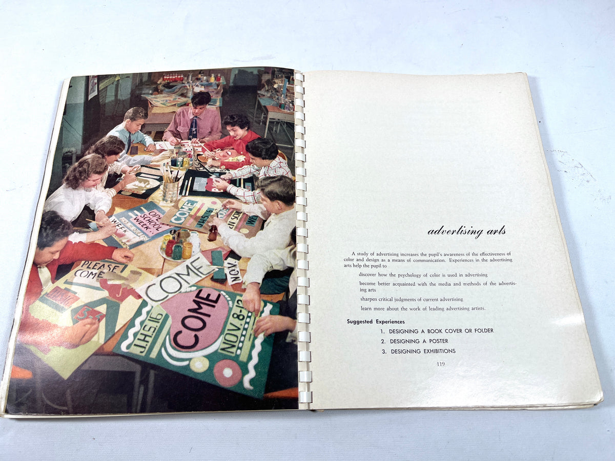 Art: Seven, Eight, Nine, Ten; Curriculum Bulletin No. 5 1954-55 Series, Very Good softcover