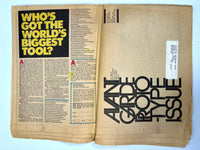 Avant Garde, Prototype Issue, Ralph Ginzburg, 1974, SCARCE, Ephemera, Good.