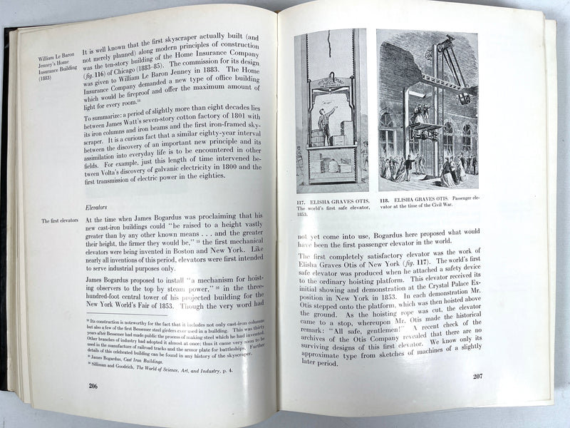 Space, Time and Architecture, Sigfried Giedion, Charles Elliot Norton, Very Good + HC