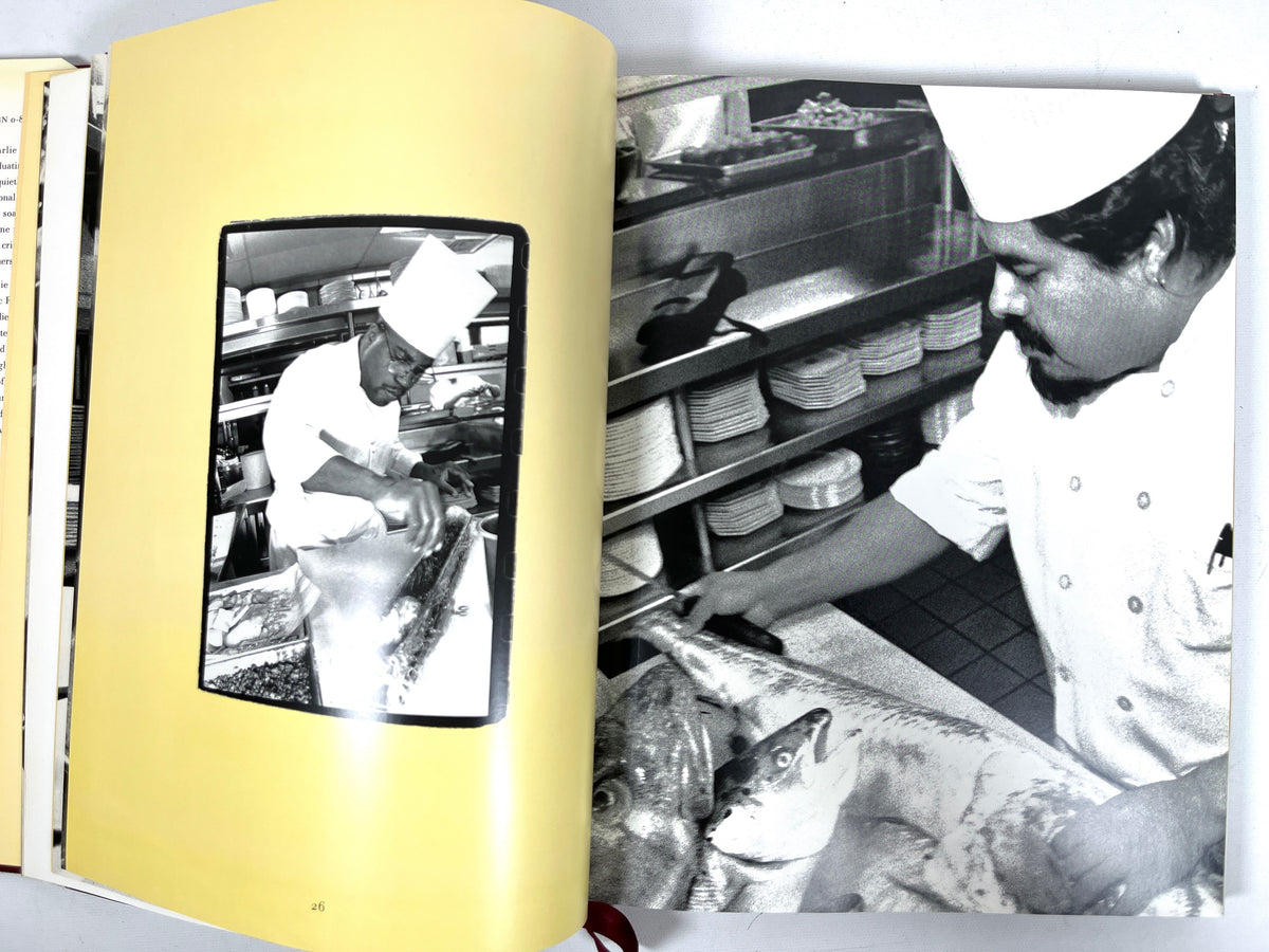 Charlie Trotter's, Scott Trotter, 1994, SIGNED, Near Fine hardcover & dust jacket