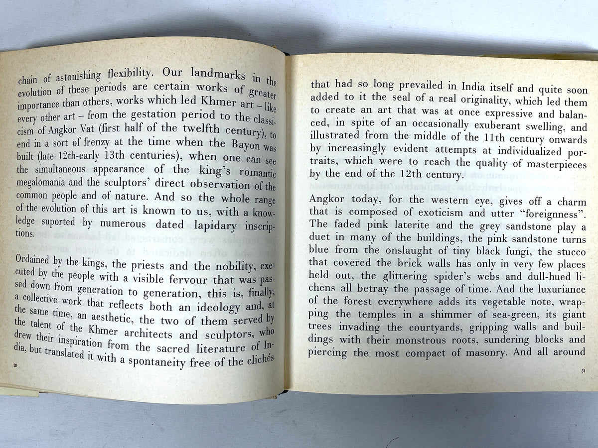 Angkor, Jeannine Auboyer, 1971, Visual Language series, VG + HC & NF DJ