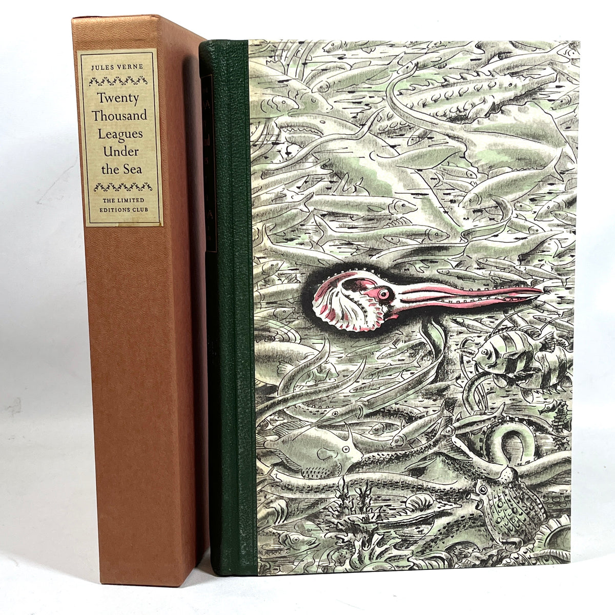 Twenty Thousand Leagues Under the Sea, Jules Verne, E A. Wilson, Limited Ed. Club, SIGNED
