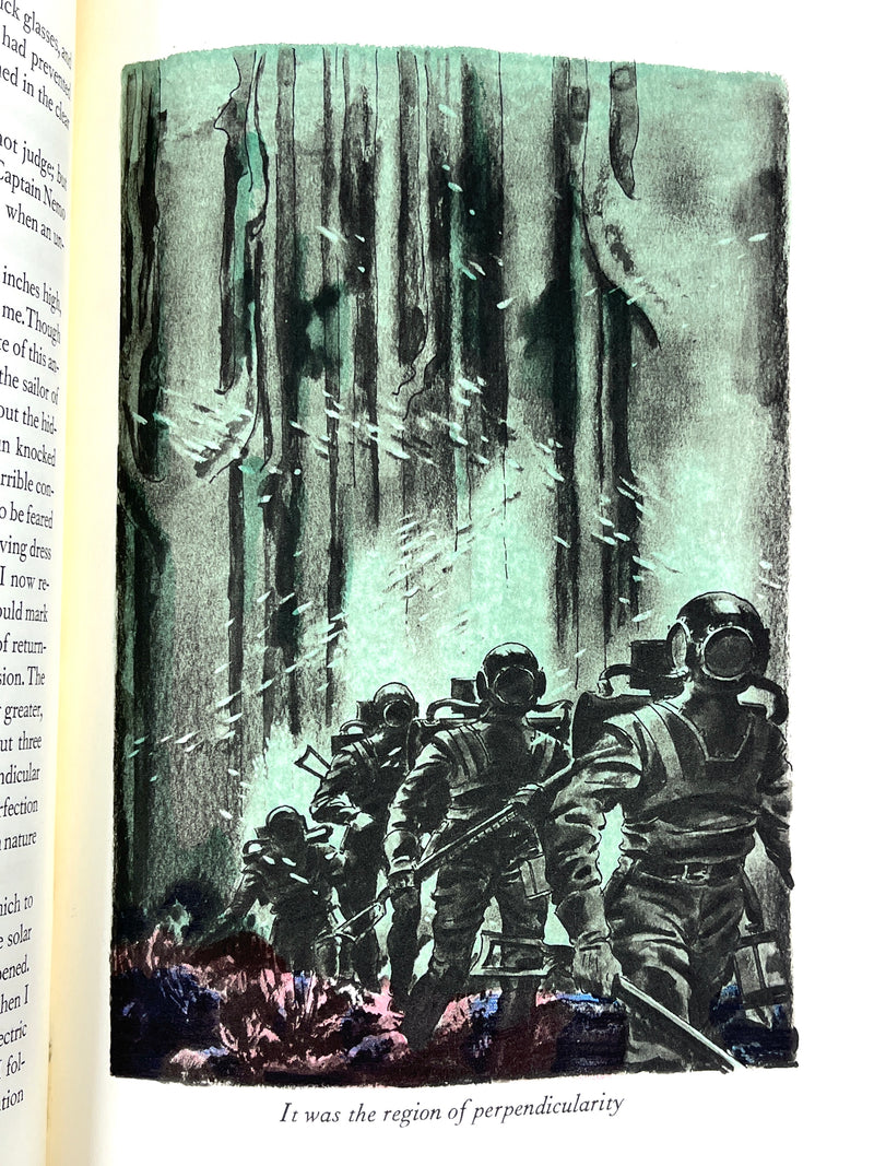 Twenty Thousand Leagues Under the Sea, Jules Verne, E A. Wilson, Limited Ed. Club, SIGNED