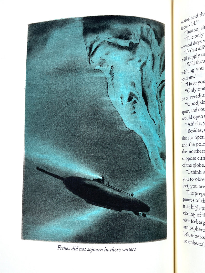 Twenty Thousand Leagues Under the Sea, Jules Verne, E A. Wilson, Limited Ed. Club, SIGNED