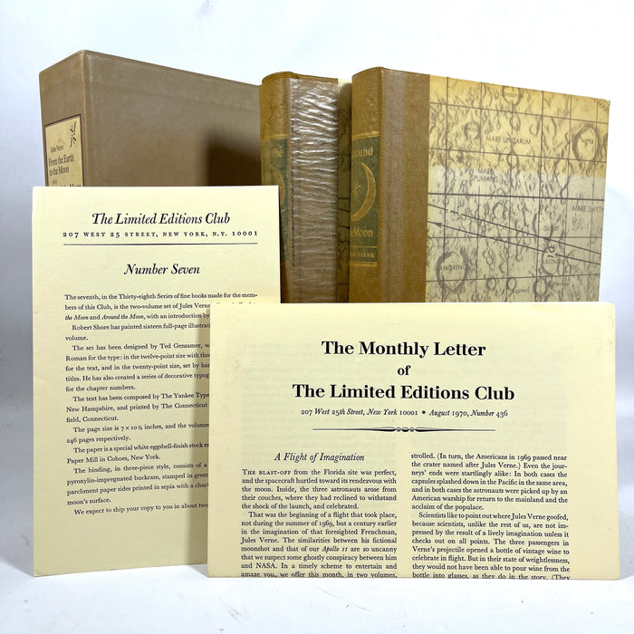 From the Earth to the Moon, Around the Moon, Jules Verne, Limited Editions Club