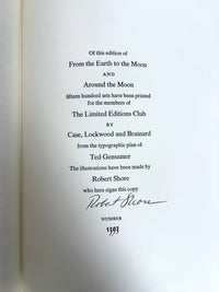 From the Earth to the Moon, Around the Moon, Jules Verne, Limited Editions Club