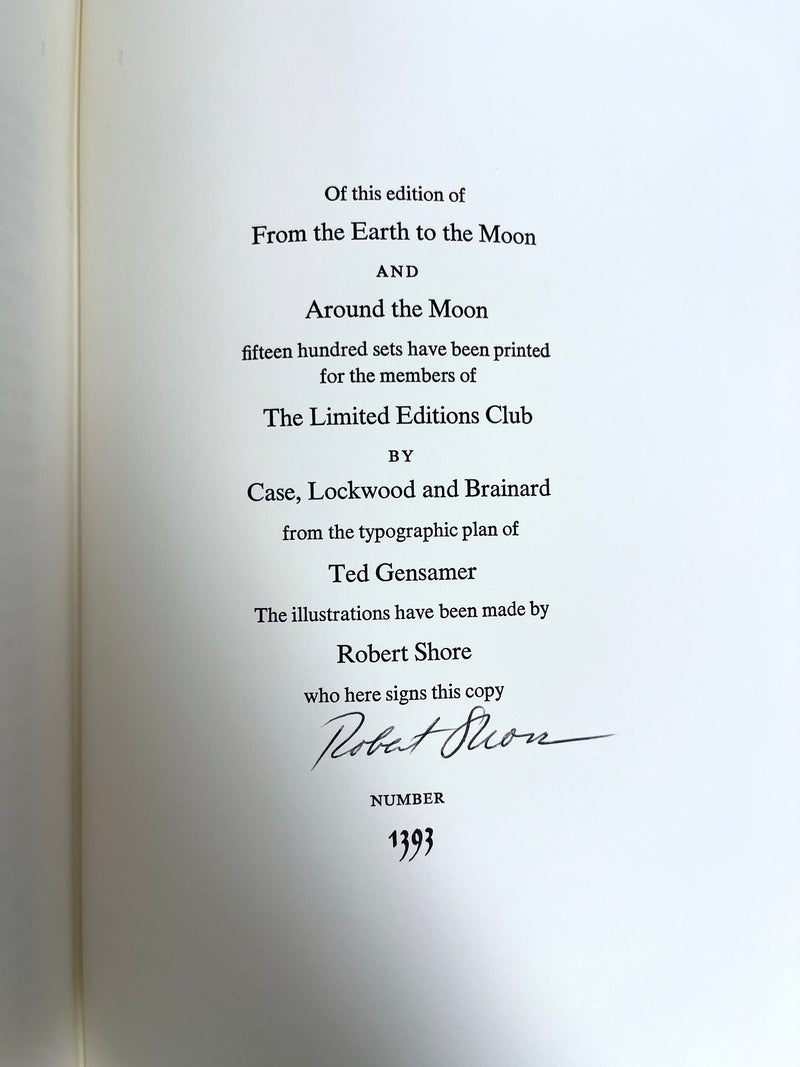 From the Earth to the Moon, Around the Moon, Jules Verne, Limited Editions Club
