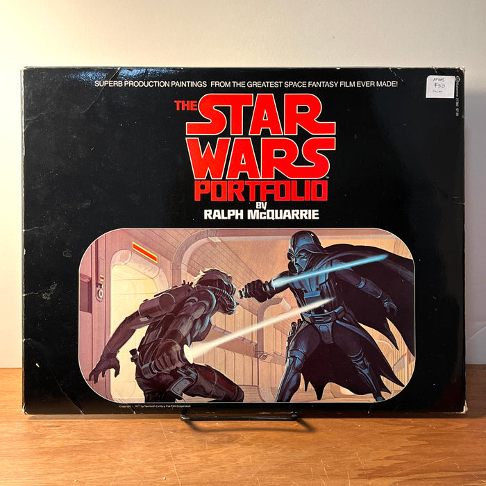 The Star Wars Portfolio, Ralph McQuarrie, 1977, 1st Ed, Concept Art, VG w/Folder