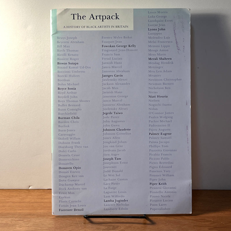 The Artpack: A History of Black Artists in Britain, Ennisfield Ltd., 1988, Rare SC, Good