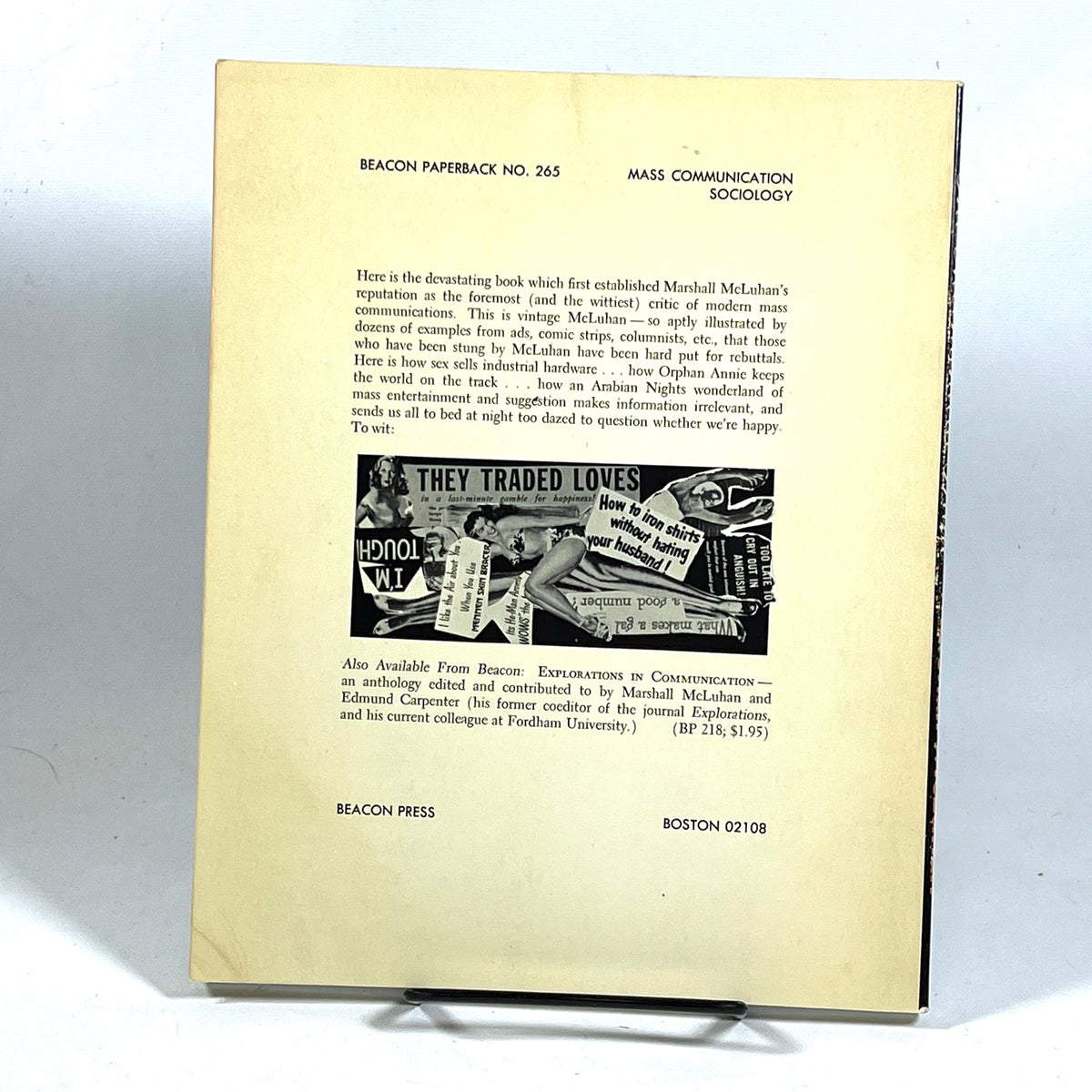 The Mechanical Bride: Folklore of Industrial Man, Marshall McLuhan, 1967 reprint