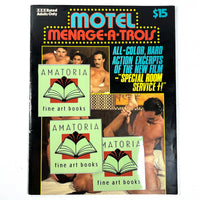Motel Menage-A-Trois, Undated, Very Good softcover, gay interest