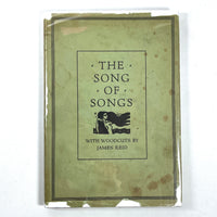 The Song of Songs, Woodcuts by James Reid, 1931, 1st Printing, Good hardcover w/DJ