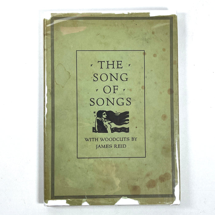The Song of Songs, Woodcuts by James Reid, 1931, 1st Printing, Good hardcover w/DJ