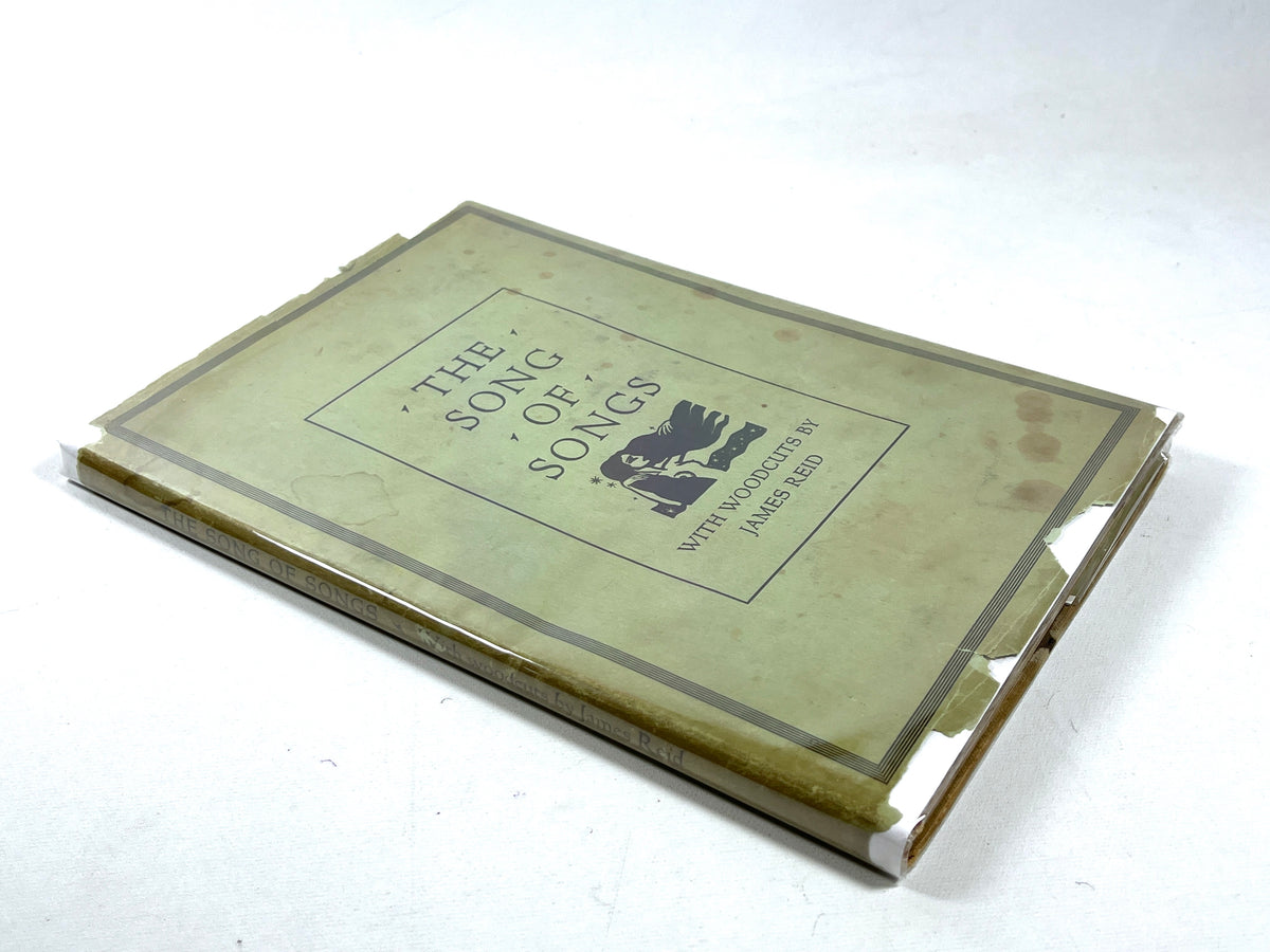 The Song of Songs, Woodcuts by James Reid, 1931, 1st Printing, Good hardcover w/DJ