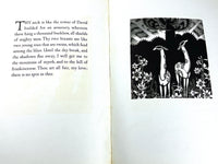 The Song of Songs, Woodcuts by James Reid, 1931, 1st Printing, Good hardcover w/DJ