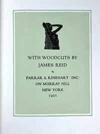The Song of Songs, Woodcuts by James Reid, 1931, 1st Printing, Good hardcover w/DJ