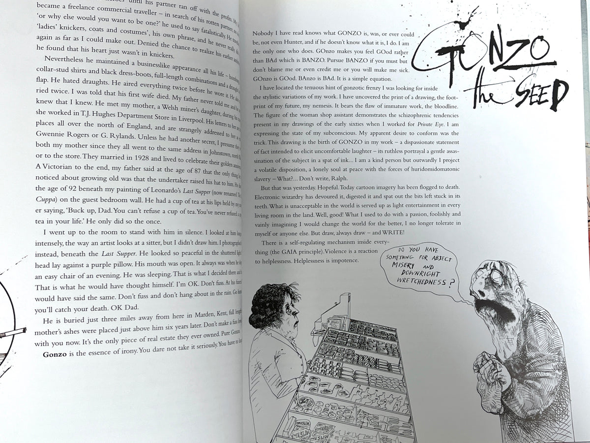 Gonzo: The Art, Ralph Steadman, Hunter S. Thompson, 1998, Near Fine HC & DJ