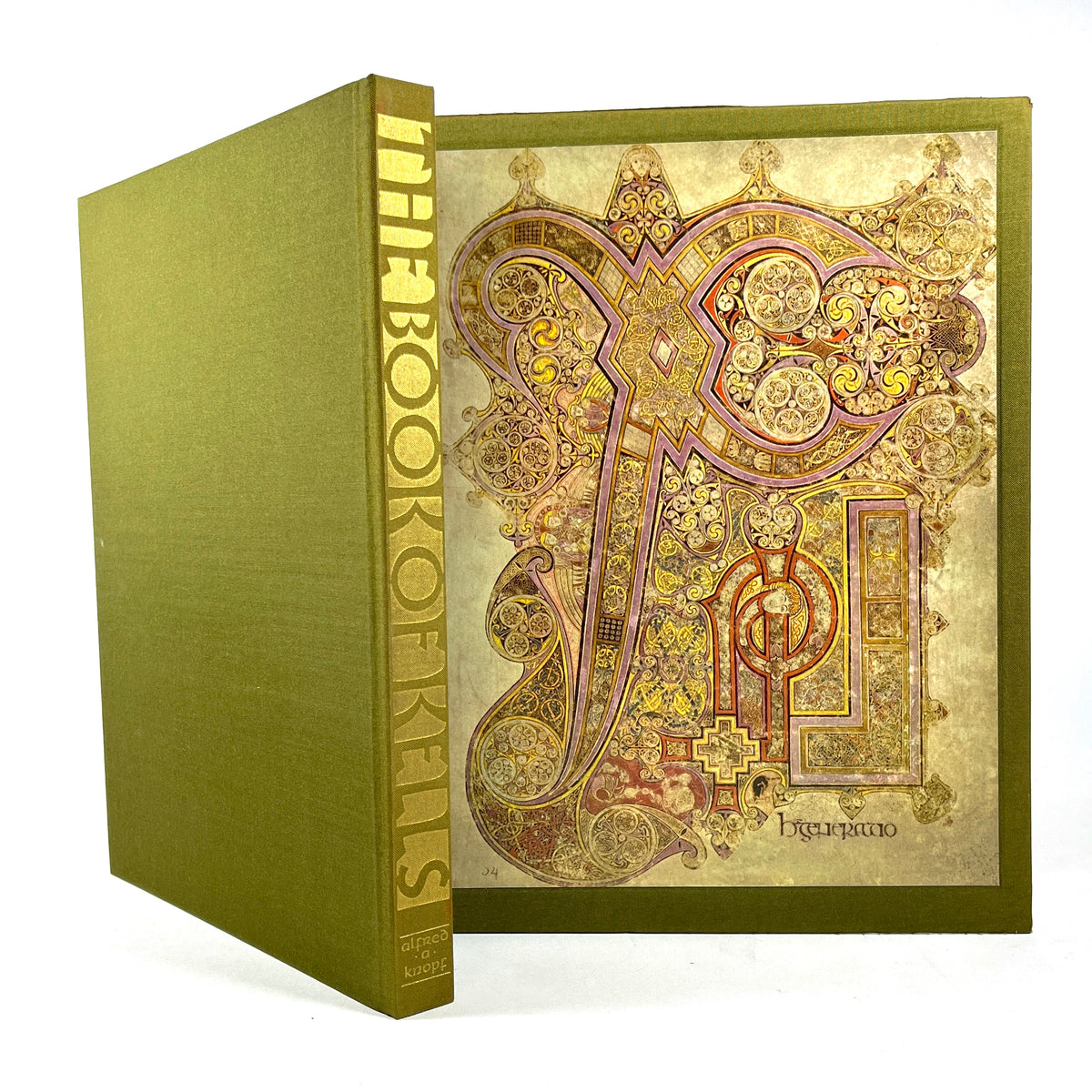 The Book of Kells, Francoise Henry, Alfred A Knopf, 1974, Near Fine hardcover w/slipcase
