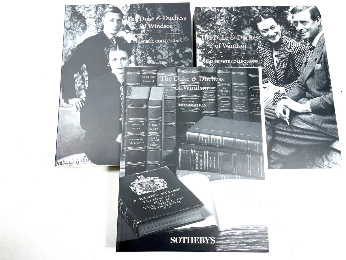 The Duke & Duchess of Windsor, Sotheby's, 3 Vols, 1997, Near Fine softcover w/slipcase