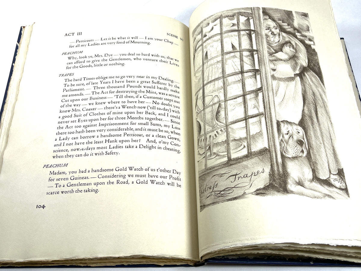 John Gay, The Beggar's Opera, Illus Mariette Lydis, 1937, SIGNED, Near Fine HC w/slipcase