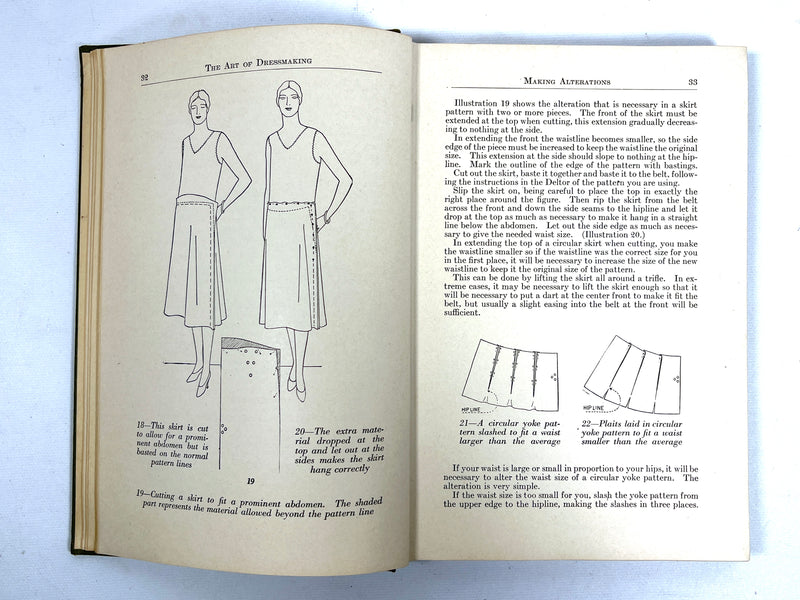 Art of Dressmaking, The Butterick Publishing Company, 1927, Very Good hardcover