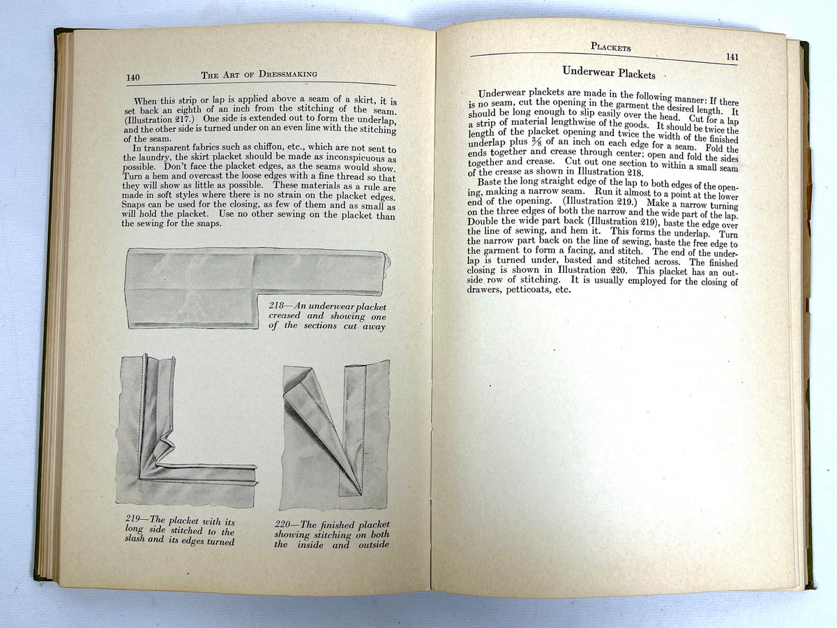 Art of Dressmaking, The Butterick Publishing Company, 1927, Very Good hardcover