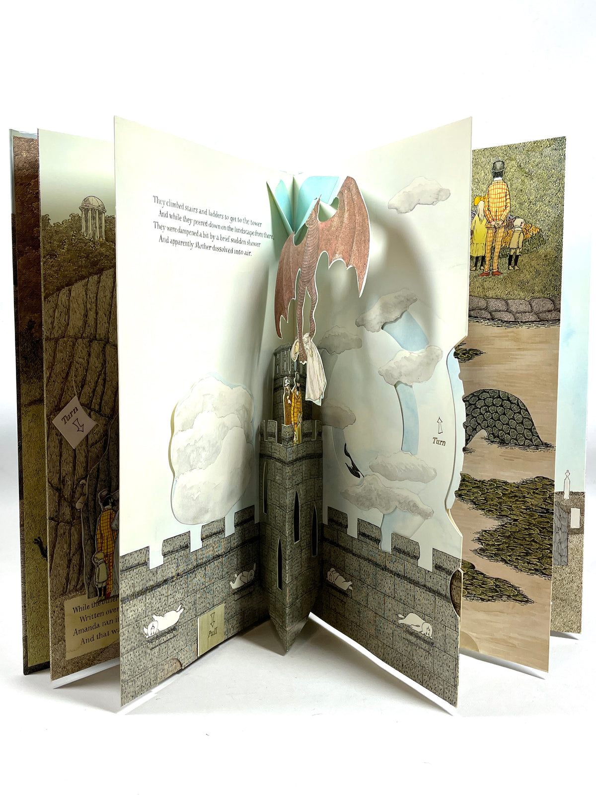 Edward Gorey, The Dwindling Party, Random House, 1st Ed, 1983, Near Fine HC, pop-up book