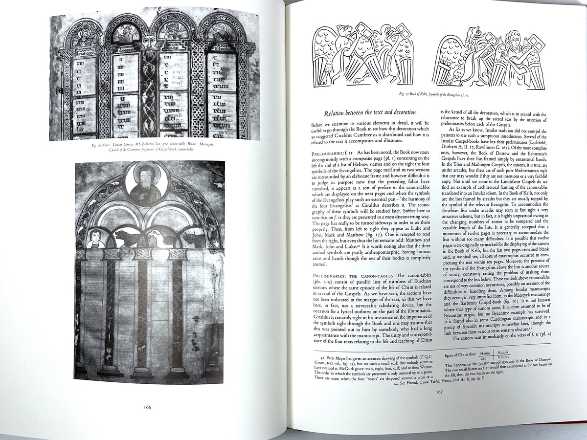 The Book of Kells, Thames & Hudson, 1988 Reprint, Near Fine hardcover w/slipcase