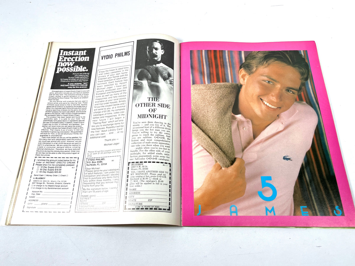 Blueboy's 10 Best Men, Volume Two, Undated, Very Good staplebound, gay interest